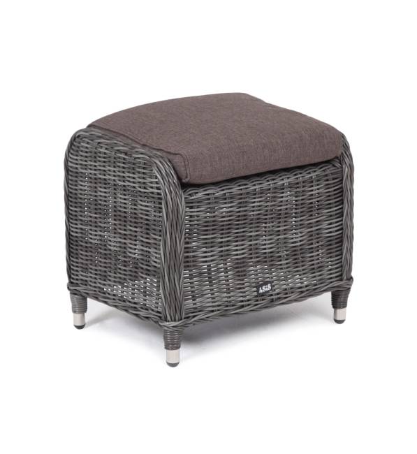 "Толедо" пуф плетеный, цвет графит "Толедо" пуф плетеный, цвет графит