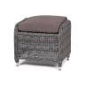 "Толедо" пуф плетеный, цвет графит "Толедо" пуф плетеный, цвет графит