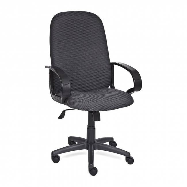Кресло офисное TetChair «Бюро» (Buro grey ЗТ-02) (Серая ткань)