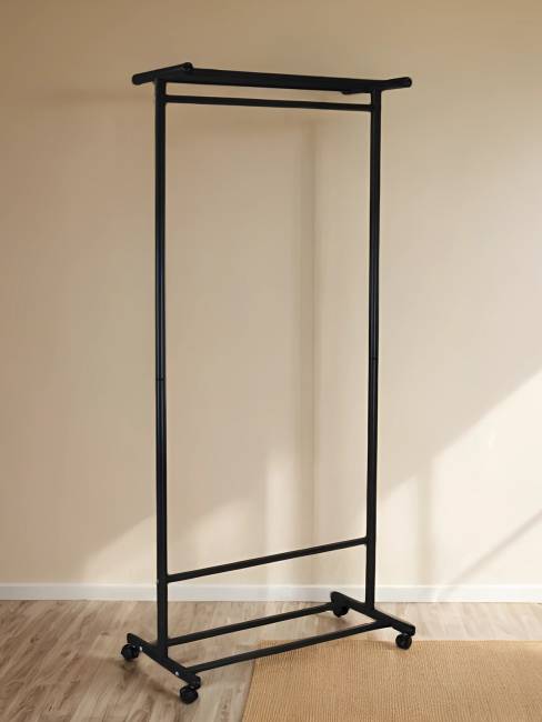 Вешалка напольная на колесах М 9 чёрный Вешалка напольная на колесах М 9 чёрный