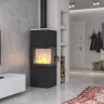 Печь DEFRO HOME QUADROOM, 9,6 кВт, белая сталь