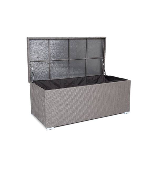 "Порту" сундук водонепроницаемый из искусственного ротанга, цвет графит "Порту" сундук водонепроницаемый из искусственного ротанга, цвет графит