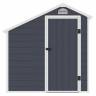Сарай/Дровница  Wotex Storage-02-3 (серый с белым) 204x192x204 cм