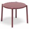 Столик пластиковый журнальный Doga марсала Ø500х400 мм