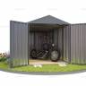 Хозблок SKOGGY секционный с двускатной крышей 5 х 2 м, брутальный серый Хозблок SKOGGY секционный с двускатной крышей 5 х 2 м, брутальный серый