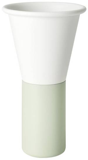 Ваза для цветов Mimosa лен, зеленый шалфей Ø195х310 мм