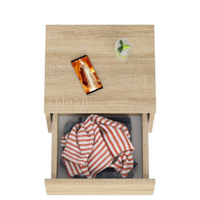 Тумба прикроватная Мори ТПМ400.1 цвет дуб сонома